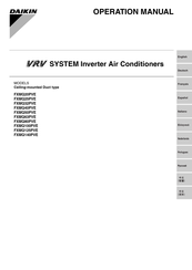 Daikin FXMQ25PVE Mode D'emploi