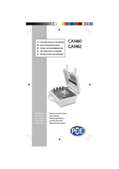 PCE Instruments C.A 6460 Notice De Fonctionnement