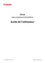 Canon UFR II Guide De L'utilisateur