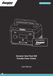 Energizer SOLAR Peak 300 Mode D'emploi