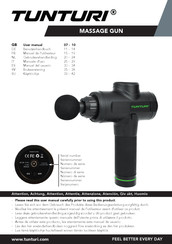 Tunturi MG50 Manuel De L'utilisateur