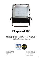 Beka LED Ekspoled 100 Manuel D'utilisation