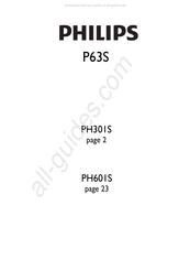 Philips P63S Mode D'emploi