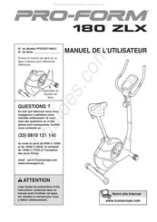 Weslo PFEVEX71908.0 Manuel De L'utilisateur