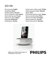 Philips DS1100 Guide De Démarrage Rapide