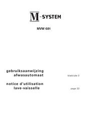 M-system MVW 681 Notice D'utilisation