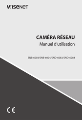 Wisenet SND-6084 Manuel D'utilisation