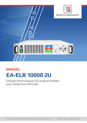 Elektro-Automatik EA-ELR 10000 2U Manuel