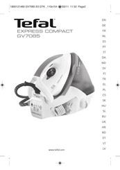 TEFAL EXPRESS COMPACT GV7085 Mode D'emploi