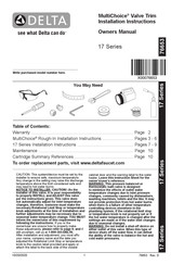 Delta MultiChoice 1755SS-716SS Instructions D'installation