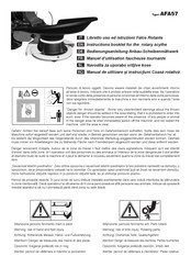 Eurosystems AFA57 Manuel D'utilisation