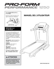 Pro-Form PETL12711.2 Manuel De L'utilisateur