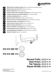 Westfalia Automotive 316 312 300 107 Notice De Montage Et D'utilisation