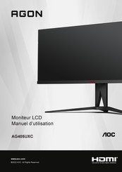 AOC AGON AG405UXC Manuel D'utilisation