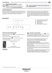 Hotpoint Ariston HA SP70 T132 Guide Rapide