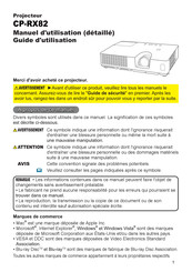 Hitachi CP-RX82 Manuel D'utilisation