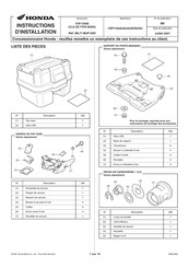 Honda 08L71-MJP-G50 Instructions D'installation