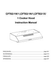 Candy CFT63/1W/1 Manuel D'instruction