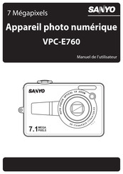 Sanyo VPC-E760 Manuel De L'utilisateur