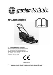 Elem Garden Technic TDTAC46T-BS625E16 Traduction Des Instructions D'origine