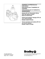 Bradley EFX 125 Instructions Pour L'installation Et L'entretien