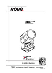 Robe iBOLT Mode D'emploi