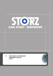 Karl Storz ENDOMAT SELECT Instructions D'utilisation