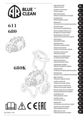 AR Blue Clean 680 Traduction Des Instructions Originales