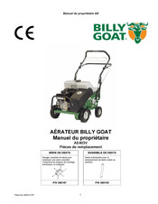 Billy Goat AE403V Manuel Du Propriétaire