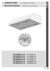 Bertazzoni KU48PRO1X/14 Instruction Pour Le Montage