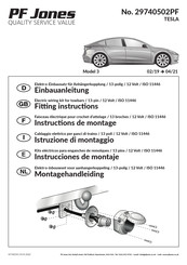 PF Jones 29740502PF Instructions De Montage