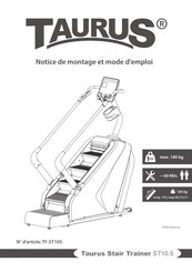 Taurus TF-ST105 Notice De Montage Et Mode D'emploi