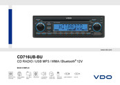 VDO CD716UB-BU Mode D'emploi