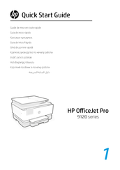 HP OfficeJet Pro 9120 Série Guide De Mise En Route Rapide