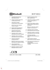 Einhell GC-CT 18/24 Li Instructions D'origine
