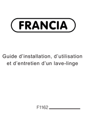 Brandt F1162 Guide D'installation, D'utilisation Et D'entretien