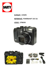 Canon POWERSHOT G10 IS Guide D'utilisation