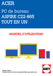 Acer ASPIRE C22-865 Manuel D'utilisation