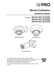 i-PRO WV-S15000 Serie WV-S22000 Serie Manuel D'utilisation