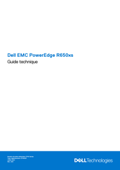 Dell EMC PowerEdge R650xs Guide Technique