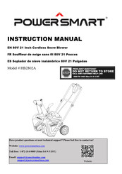 Powersmart HB2802A Manuel D'instructions