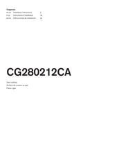 Gaggenau CG280212CA Instructions D'installation