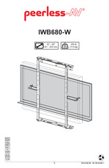 peerless-AV IWB680-W Mode D'emploi