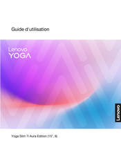 Lenovo Yoga Slim 7 15ILL9 Guide D'utilisation