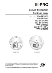 i-PRO WV-SFN130PJ Manuel D'utilisation