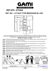 Gami ETHAN G75 594 Instructions De Montage