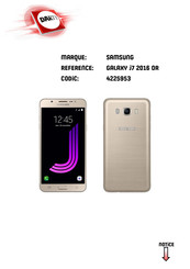 Samsung GALAXY J7 Mode D'emploi