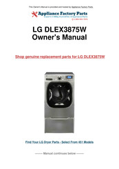 LG DLEX3875 Série Mode D'emploi