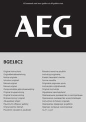 AEG BGE18C2 Notice Originale