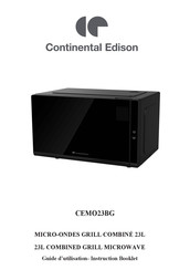 CONTINENTAL EDISON CEMO23BG Guide D'utilisation